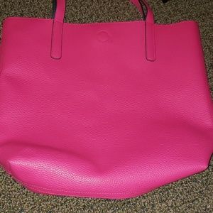 Reversible leather Tote